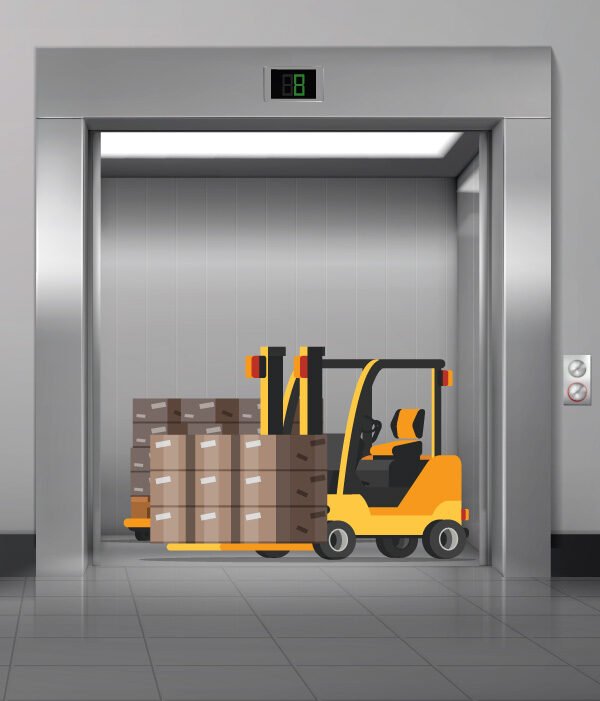 Goods elevators